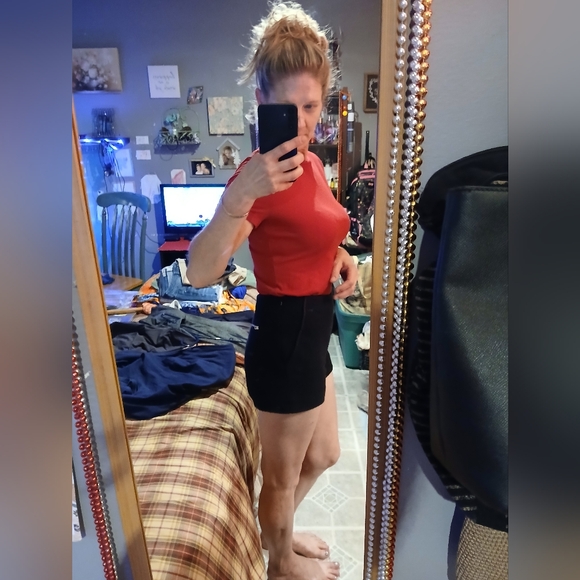 🎈Rag & Bone🎈BUY 1 GET 1 FREE💥 Black Jacquard Shorts Sz 4 - Picture 5 of 13